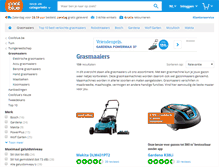 Tablet Screenshot of grasmaaierstore.be